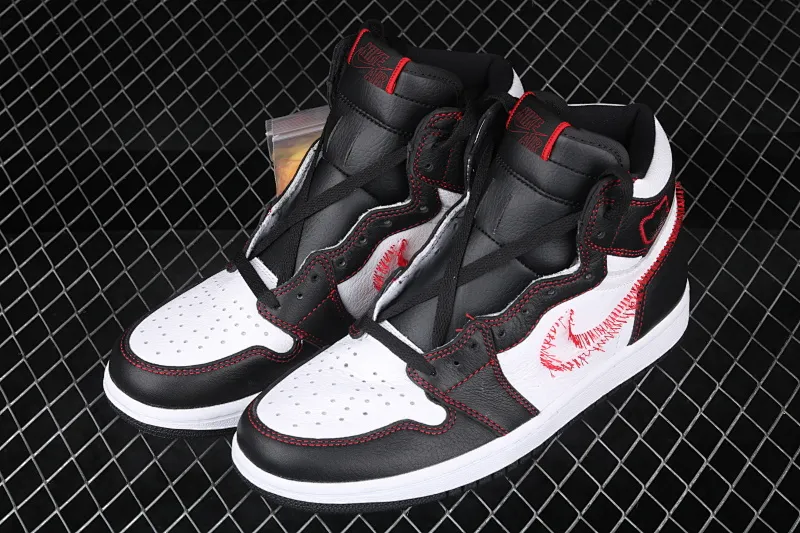 All categories Air Jordan Jordan series basketball shoes Air Jordan 1 High Air Jordan 1 "Dynamic Yellow" AJ1 black and white contrast stitching hook basketball shoes CD6579-071